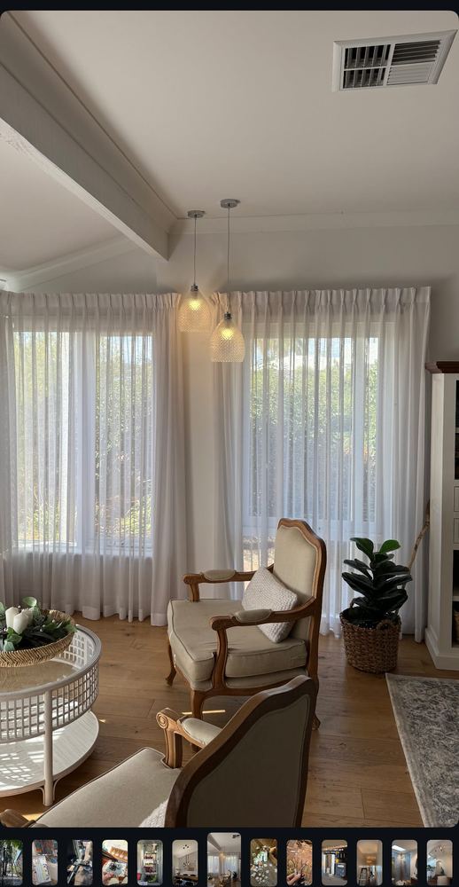 Living area lighting installation