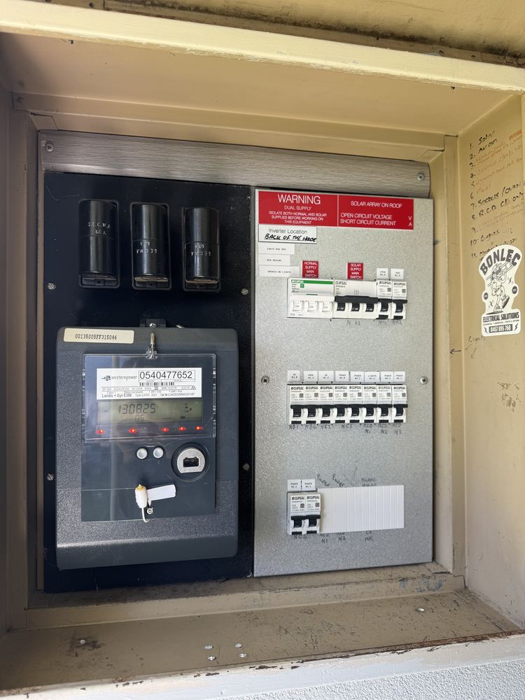 Residential switchboard upgrade